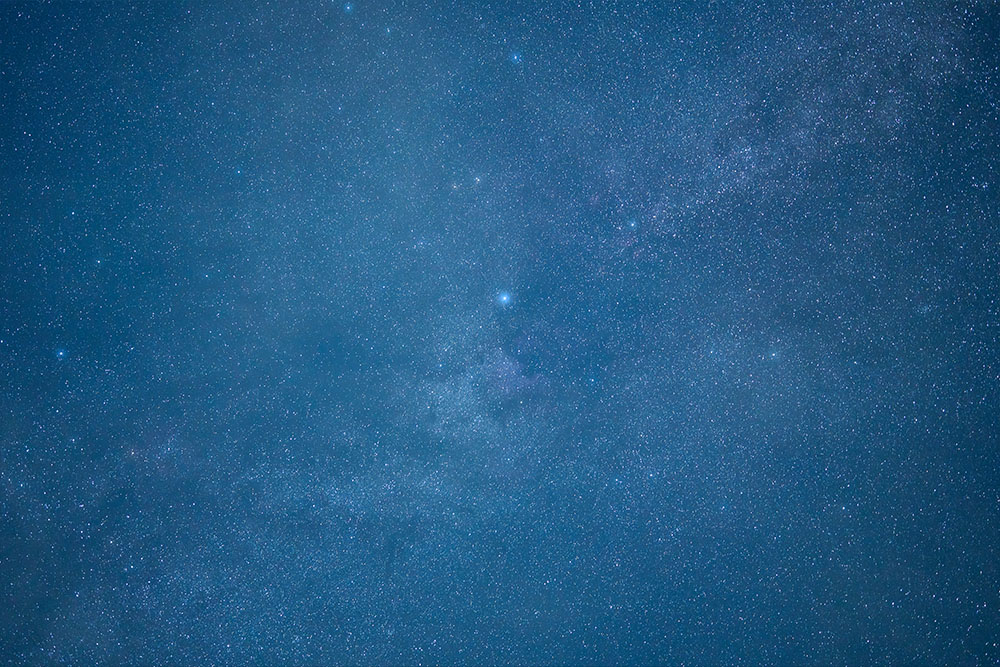 星空　田舎　久美浜　星景写真　